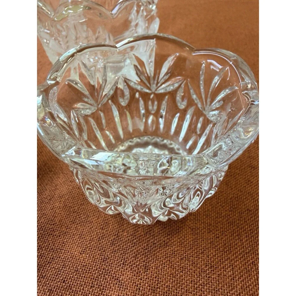 3 Lead Crystal Candle Holders - 2 Princess House, 1 Mikasa